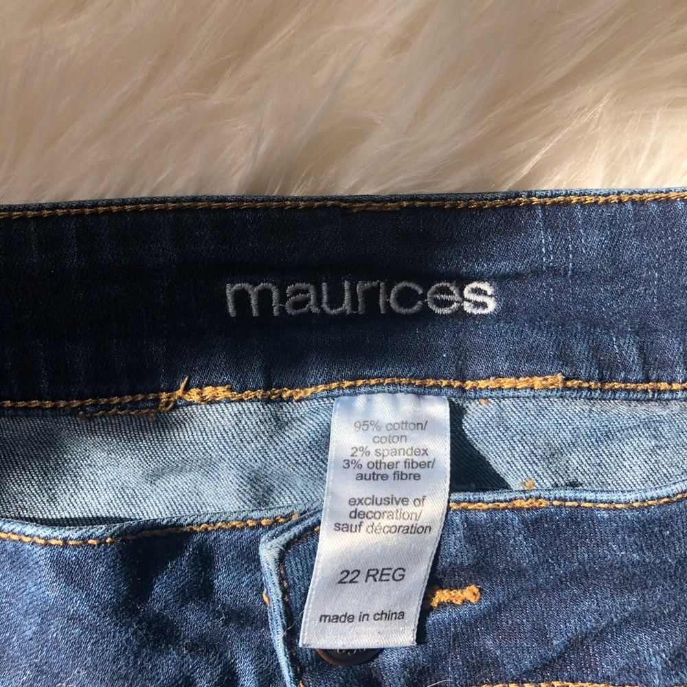 Distressed plus sized jeans - Picture 2 of 2